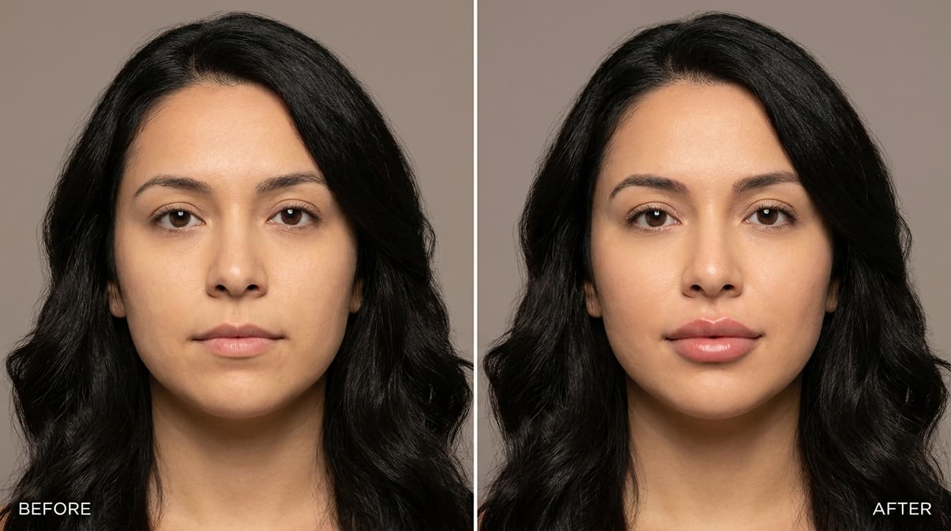 Before and after — Lip Filler