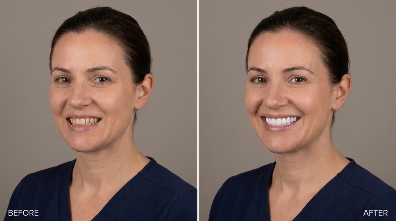 Before and after — Smile Makeover