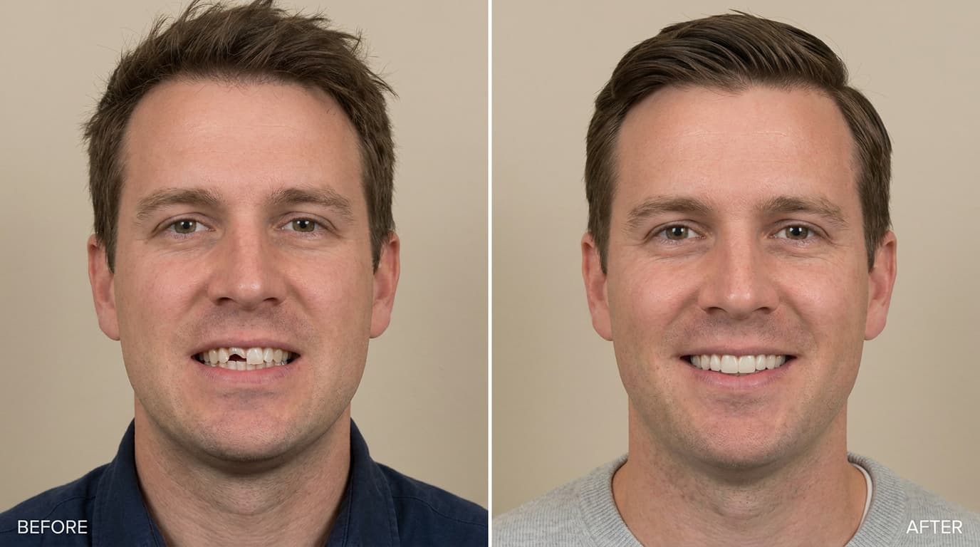 Before and after — Composite Bonding